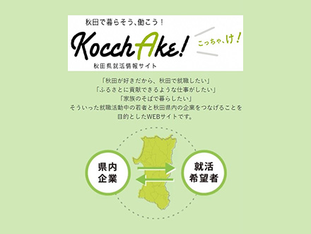 就活情報サイト「KocchAke!」